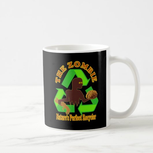 Perfekter der Recycler-Entwurf der Zombie-Natur Kaffeetasse (Rechts)