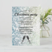 Perfekter, eleganter, Funkelnd Weihnachtsladen Einladung (Stehend Vorderseite)