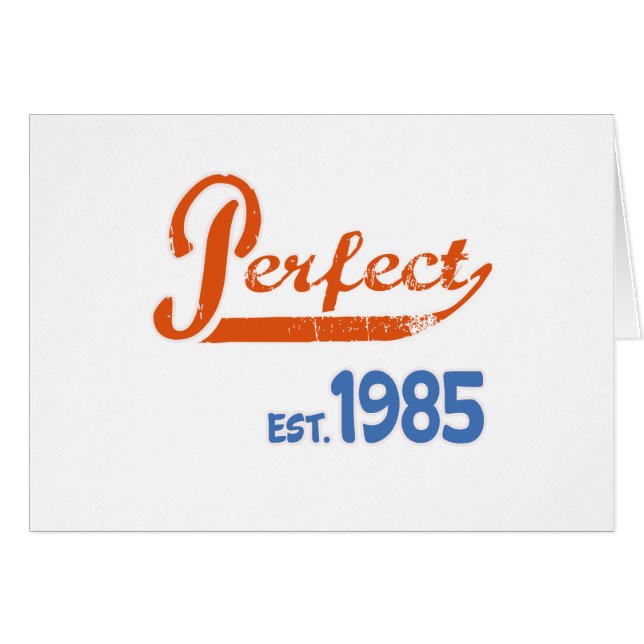 Perfekter Est. 1985 (Vorderseite (Horizontal))