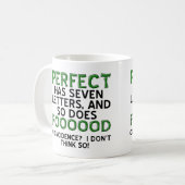 Perfekter Food Funny Mug oder Travel Mug Kaffeetasse (Vorderseite Links)
