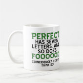 Perfekter Food Funny Mug oder Travel Mug Kaffeetasse (Links)