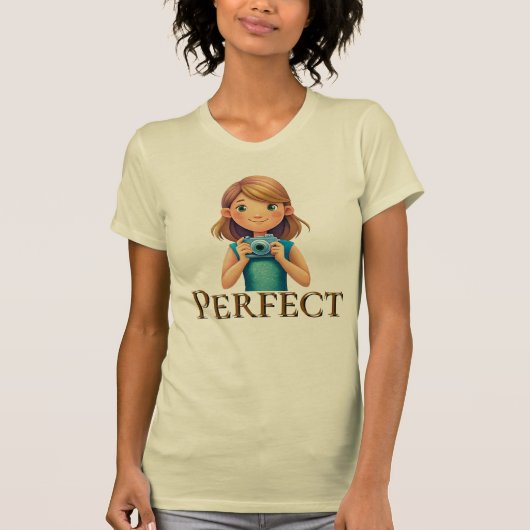 Perfekter Fotograf T-Shirt (Vorderseite)