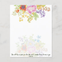 Perfekter Frieden Aquarell floraler Hintergrund