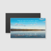 Perfekter Frieden Inspirierend Lago Fotografy Magn Magnetkarte (Vorne/Hinten)