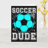 Perfekter Fußball-Typ Merchandise Karte (Gelbe Blume)