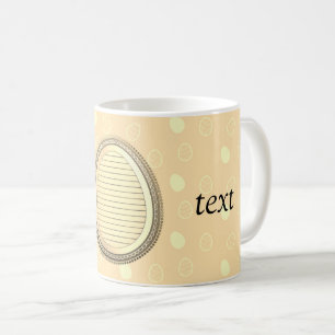 Perfekter glücklicher Ostern, Eier Kaffee Tasse