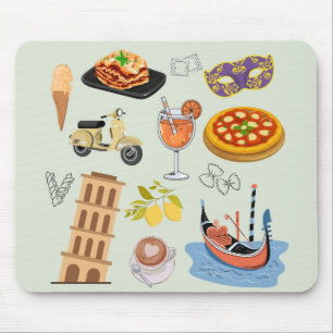 Perfekter Italienurlaub Mousepad