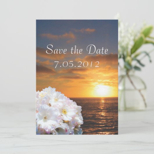 Perfekter Moment Save The Date (Stehend Vorderseite)