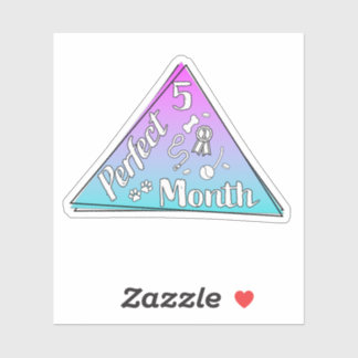 Perfekter Monatsaufkleber - Mai Aufkleber