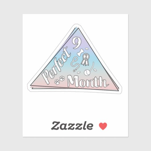 Perfekter Month Sticker - September (Blatt)