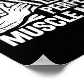 Perfekter Muskel Milk Funny Protein Lover Zitat Kö Poster (Ecke)