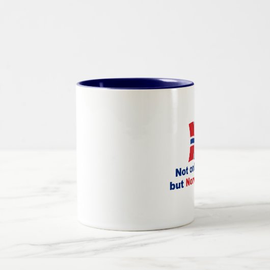 Perfekter Norweger Zweifarbige Tasse (Mittel)