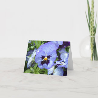 Perfekter Pansy Notecard Karte