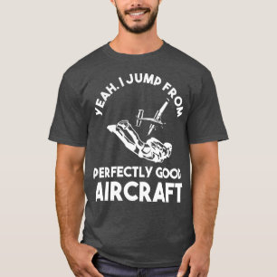 Perfekter Parachuting-Design-Kostensprung für T-Shirt