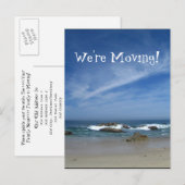 Perfekter Pazifik; Adressenwechsel Ankündigungspostkarte (Vorne/Hinten)