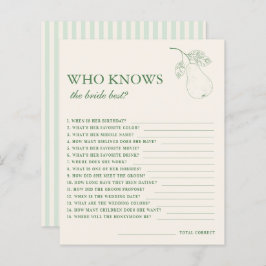 Perfekter Pear Pair, der das beste Spiel der Braut