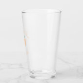 Perfekter Pfirsich-Junggesellinnenabschied Glas (Links)