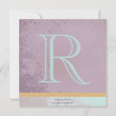 Perfekter Pflaumendorschkäfig Save the Date (Rückseite)