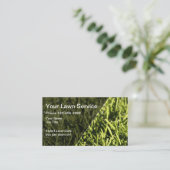 Perfekter Rasenmäher Visitenkarte (Stehend Vorderseite)