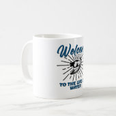 Perfekter Rettungsschwimmer - Willkommen im Leben Kaffeetasse (Vorderseite Links)