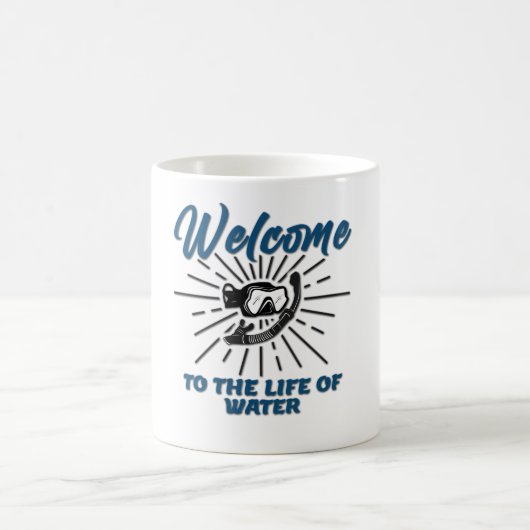 Perfekter Rettungsschwimmer - Willkommen im Leben Kaffeetasse (Mittel)