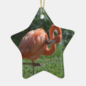 Perfekter rosa Flamingo Keramikornament (Links)