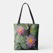 Perfekter Rosa Lotus Tasche (Rückseite)