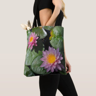 Perfekter Rosa Lotus Tasche