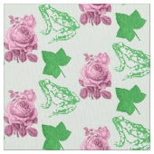 Perfekter rosa und grüner Stoff (Nahaufnahme)