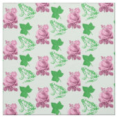 Perfekter rosa und grüner Stoff (Muster)