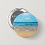 Perfekter Sandy-Strand Button (Vorne & Hinten)