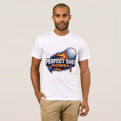 Perfekter Schlag Power Golf T-Shirt (Vorne ganz)