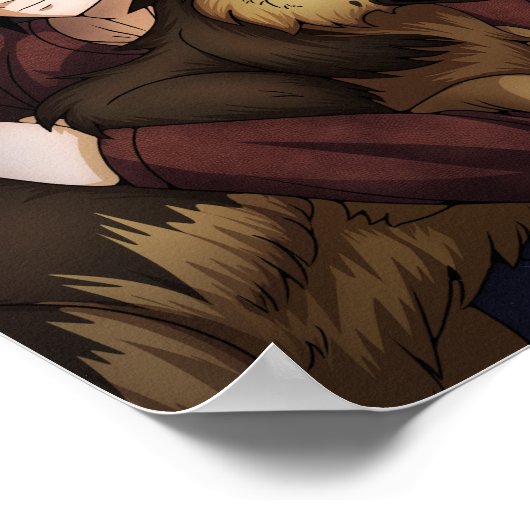 Perfekter Schneetag Poster (Ecke)