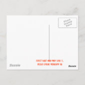 Perfekter Sonnenuntergang Postkarte (Rückseite)