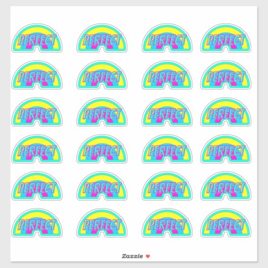 Perfekter Spaß Niedlich Teacher Belohnung Comment Aufkleber (Blatt)