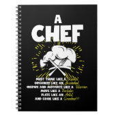 Perfekter Statement-Koch für jeden Cooking-Kenner Notizblock (Vorderseite)