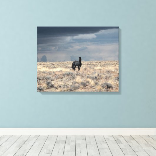 Perfekter Sturm auf der Leinwand (Insitu (Holzboden))