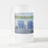 Perfekter Tag am See Mattierte Tasse (Vorderseite Links)