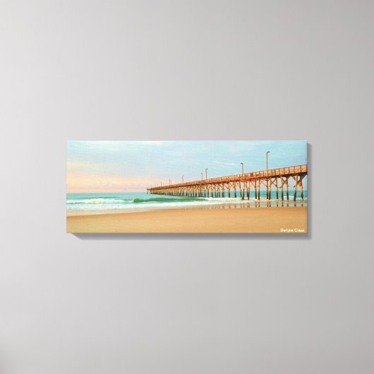 Perfekter Tag auf der Insel Topsail Leinwanddruck (Vorderseite)