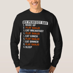 Perfekter Tag Banjo Player Men Girls Boys T-Shirt