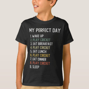 Perfekter Tag Cricket-Shirts Männer Jungen Teenage T-Shirt