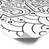 Perfekter Tag - Farbseite Poster (Ecke)