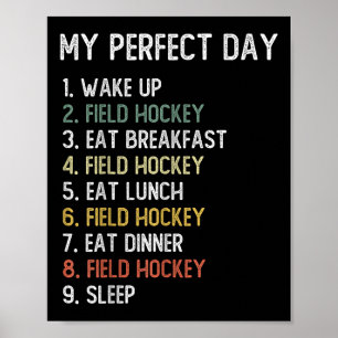 Perfekter Tag Field Hockey Shirts Männer Jungen Te Poster