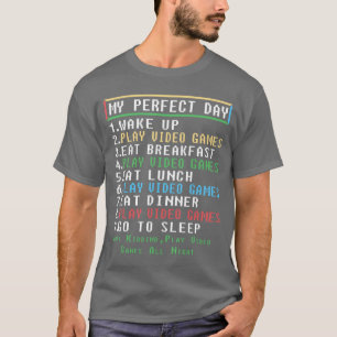 Perfekter Tag Gamer-Geschenke für Jungen Videospie T-Shirt