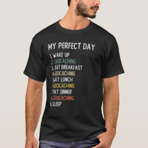 Perfekter Tag Geocaching Men Boys Teen Geocaching T-Shirt