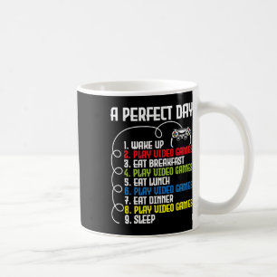 Perfekter Tag - Lustiges Gaming Gamer Videospiel 1 Kaffeetasse