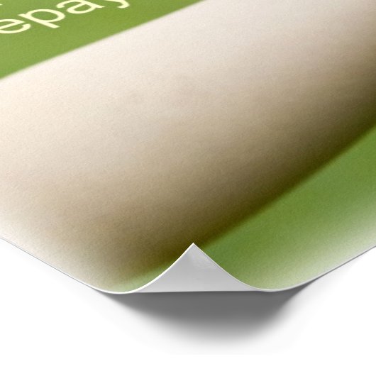 Perfekter Tag Poster (Ecke)