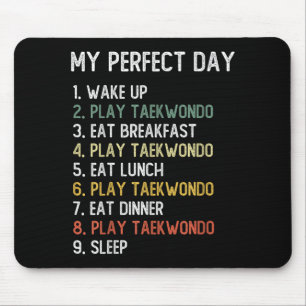 Perfekter Tag Taekwondo-Shirts Männer Jungen Teena Mousepad