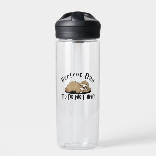 Perfekter Tag, um nichts zu tun Trinkflasche