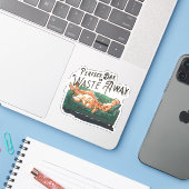 Perfekter Tag, um weg zu gehen Aufkleber (Laptop mit iPhone)